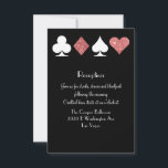 Invitation Destiny Las Vegas Réception Rose Gold Paillettes<br><div class="desc">Parfait pour un mariage à Las Vegas ! �2birdstone 2014</div>