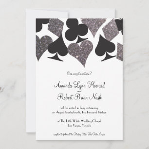 Invitation Destiny Vegas Mariage Inviter Faux Parties scintil