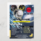 Invitation Détail automatique Circulaire de nettoyage des lav (Devant / Derrière)