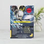 Invitation Détail automatique Circulaire de nettoyage des lav (Debout devant)