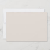 Invitation détaillée de lave beige (Dos)