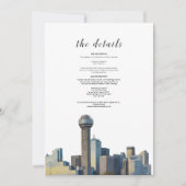 Invitation Details Card- Dallas Texas (Devant)