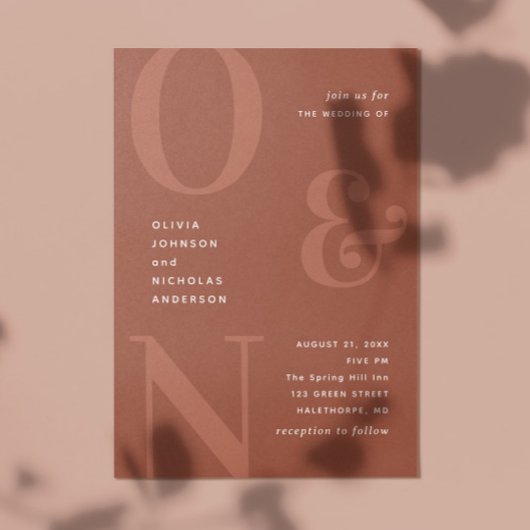 Invitation Détails de code QR de mariage avec typographie Ter