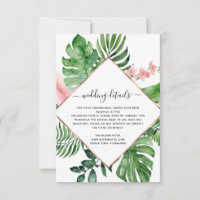 Détails de mariage géométrique à l'aquarelle de pa