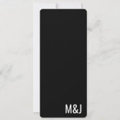 Invitation Détails de Mariage Moderne Abstrait Moutarde Blush (Dos)