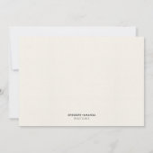 Invitation Détails du Mariage de cadre Feuilles or peint à la (Dos)