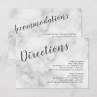 Détails du Mariage Marbre blanc élégant