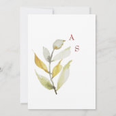 Invitation Détails du Mariage turquoise (Dos)