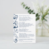 Invitation Détails du week-end de mariage pour l'option CD 2. (Debout devant)