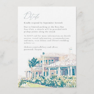 Invitation Détails du week-end d'Hilary et Oliver - Final