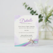 Invitation Détails et informations sur l'étoile de mer et la (Debout devant)