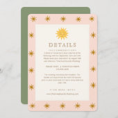 Invitation Détails fantaisistes du peuple céleste  (Devant / Derrière)