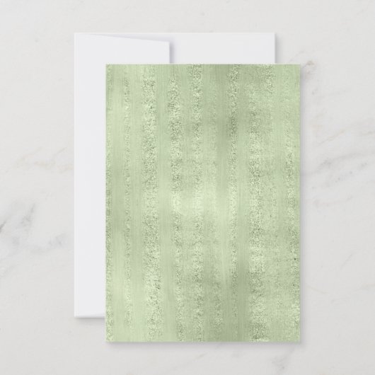 Invitation Détails sur les succulents et les étincelles Insér (Dos)