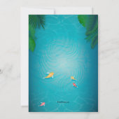 Invitation d'étang de Koi (Dos)