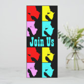 Invitation d'étapes de la silhouette 4 (Debout devant)