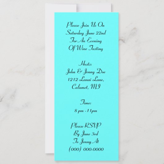 Invitation d'étapes de la silhouette 4 (Dos)