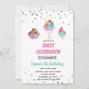 Invitation d'été à Sundae