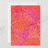 Invitation d'été d'amusement au soleil (Dos)