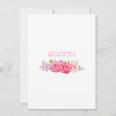 invitation d'été pour bébé saupoudrée, saupoudrée  (Dos)