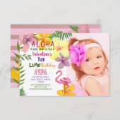 Invitation d'été tropicale (Devant / Derrière)