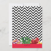 Invitation d'été Zig Zag (Dos)