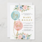 Invitation Détection du sexe (Devant)