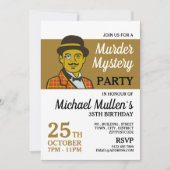 Invitation Détective Classique, Mystère de Meurtre Fête d'Ann (Devant)