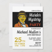 Invitation Détective Classique, Mystère de Meurtre Fête d'Ann (Devant)