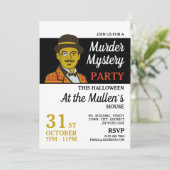 Invitation Détective Classique, Mystère de Meurtre Fête d'Hal (Debout devant)