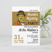 Invitation Détective Classique, Mystère de Meurtre Fête d'Hal (Debout devant)