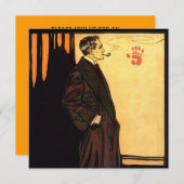 INVITATION DÉTECTIVE DE ~SUPER D'INVITATION DE PARTIE DE (Devant / Derrière)