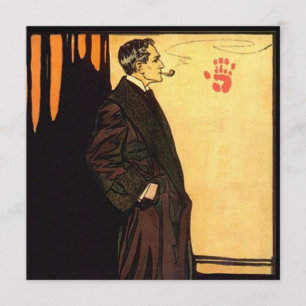 INVITATION DÉTECTIVE DE ~SUPER D'INVITATION DE PARTIE DE