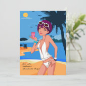 Invitation Détendez-Vous Sur L'Invitation Du Beach Bacheloret (Debout devant)