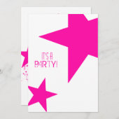 Invitation d'étoile brillante (Devant / Derrière)