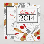 Invitation d'études culinaires (Devant / Derrière)