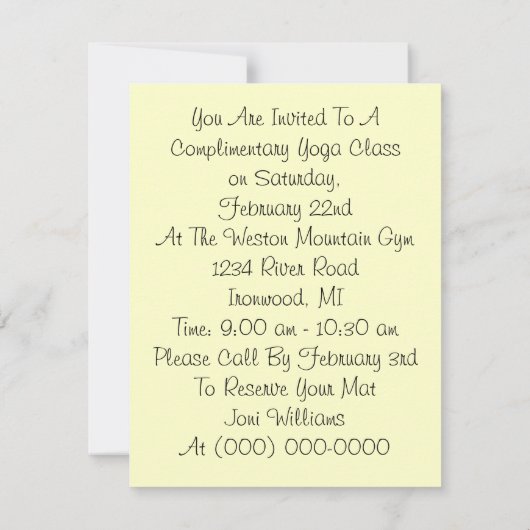 Invitation d'étudiants de faire-part de ~ de (Dos)