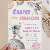 Invitation Deux à la Lune Anniversaire