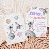 Invitation Deux à la Lune Anniversaire