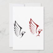 Invitation Deux aigles (Devant)