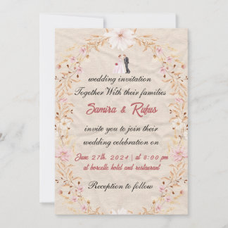 Invitation Deux Âmes, Un Battement de Coeur
