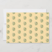 Invitation Deux animaux sauvages de la jungle fête d'annivers (Dos)