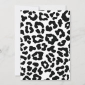 Invitation Deux animaux sauvages Safari Invitat de fête de 2e (Dos)