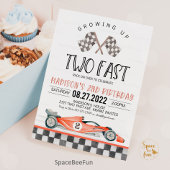 Invitation Deux Anniversaire Rapide Course d'Invitation Voitu