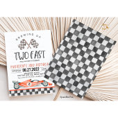 Invitation Deux Anniversaire Rapide Course d'Invitation Voitu