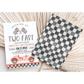 Invitation Deux Anniversaire Rapide Course d'Invitation Voitu