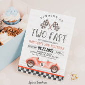 Invitation Deux Anniversaire Rapide Course d'Invitation Voitu