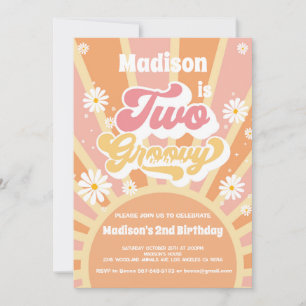 Invitation Deux Anniversaire Super