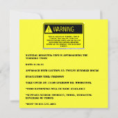 Invitation Deux anniversaires/constructions/invitations (Dos)