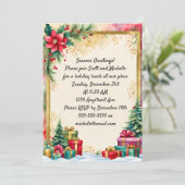 Invitation Deux arbres de Noël (Debout devant)