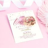 Invitation Deux Ballons Sucrés Enchantant fille 2e anniversai